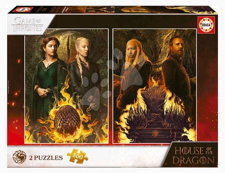 Igrače za vse od 10. leta - Puzzle House of the Dragon Educa