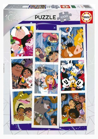 Puzzle 1000 dielne - Puzzle Disney 100 Collage Educa