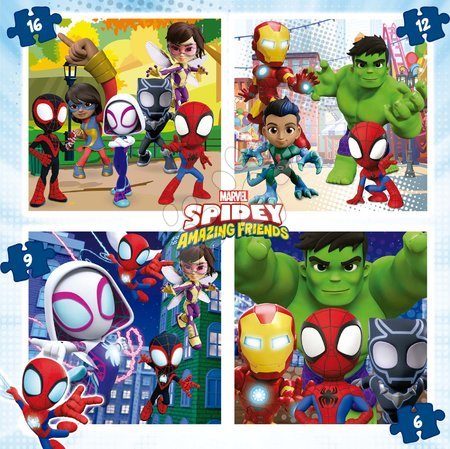 Spiderman - Puzzle Spidey & his Amazing friends Progressive Educa_1