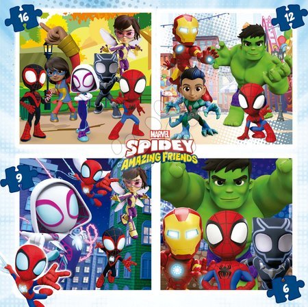 Progresivní dětské puzzle - Puzzle Spidey & his Amazing friends Progressive Educa_1