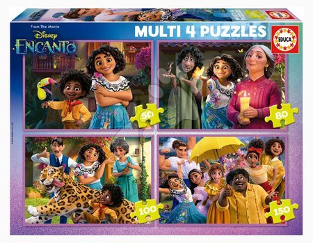 Puzzle a spoločenské hry - Puzzle Multi 4 Disney Encanto Educa