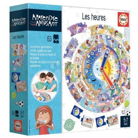 Od 3. do 6. leta - Náučná hra Les Heures Educa - 2