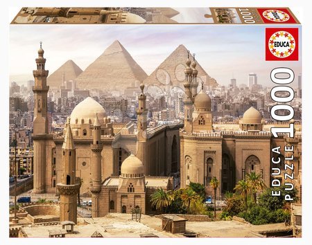 Puzzle 1000 dielne - Puzzle Cairo Egypt Educa