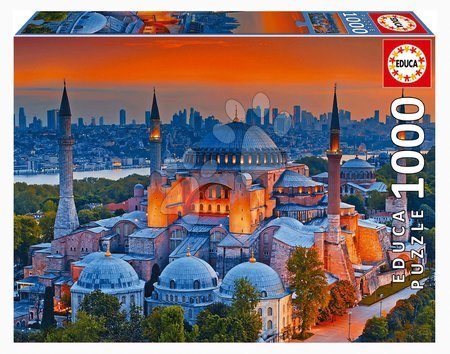 Puzzle 1000 dielne - Puzzle Blue Mosque Istanbul Educa