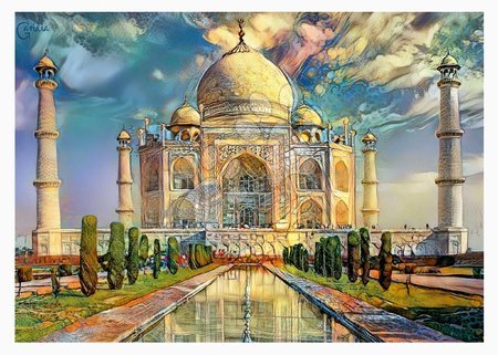 Puzzle 1000 dílků - Puzzle Taj Mahal Educa_1