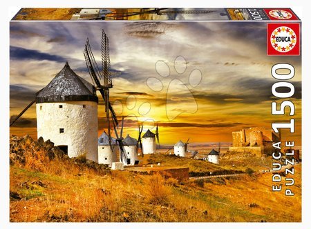 Dlouhé zimní večery - Puzzle Wind Mills Consuegra Educa