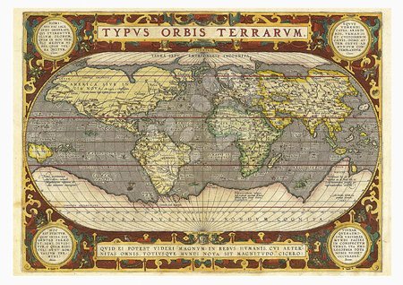 Puzzle și jocuri de societate - Puzzle Map of the World Educa_1