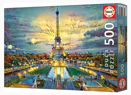 Puzzle cu 500 de bucăți  - Puzzle Eiffel Tower Educa_1
