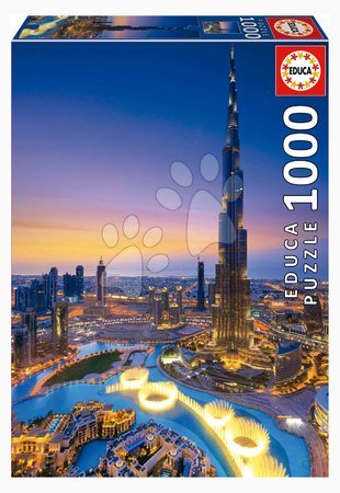 Puzzle 1000 dielne - Puzzle Burj Khalifa United Arab Emirates Educa