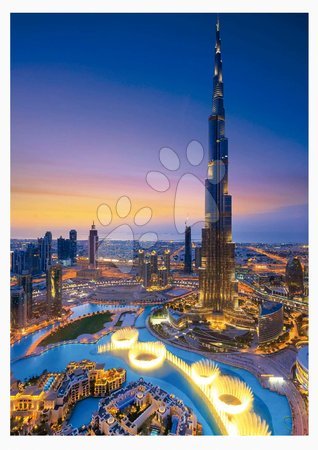 Puzzle 1000 dielne - Puzzle Burj Khalifa United Arab Emirates Educa_1