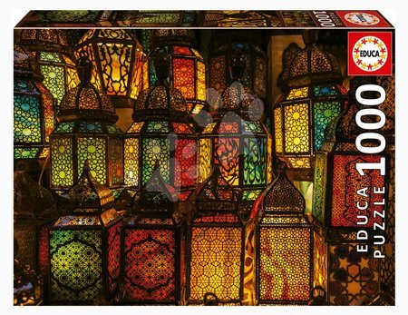 Puzzle 1000 dielne - Puzzle Lantern Collage Educa