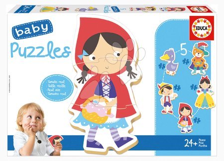 Hračky pre najmenších - Puzzle pre najmenších Once upon a time Baby Puzzles Educa