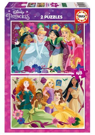 Detské puzzle do 100 dielov - Puzzle Disney Princess Educa