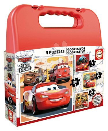 Progresivní dětské puzzle - Puzzle Cars Disney Progressive Educa