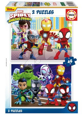 Puzzle pre deti - Puzzle Spidey & his Amazing Friends Educa