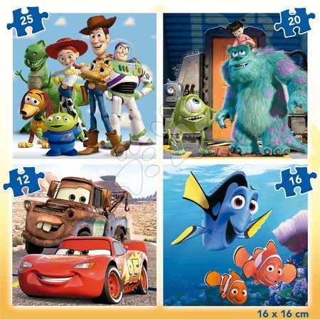 Progresivní dětské puzzle - Puzzle Disney Pixar Progressive Educa_1