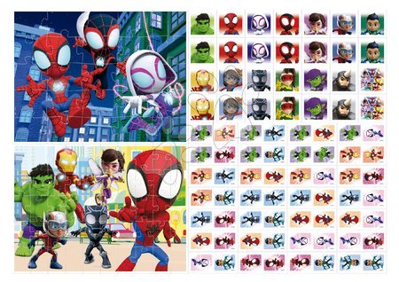 Progresivní dětské puzzle - Superpack 4v1 Spidey and his amazing friends Educa_1