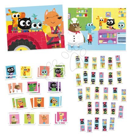 Progressive Kinderpuzzle - Superpack 4in1 Milo Educa_1