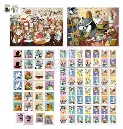 Gyerek puzzle - Superpack 4in1 Forest Tales by Kasandra Educa_1