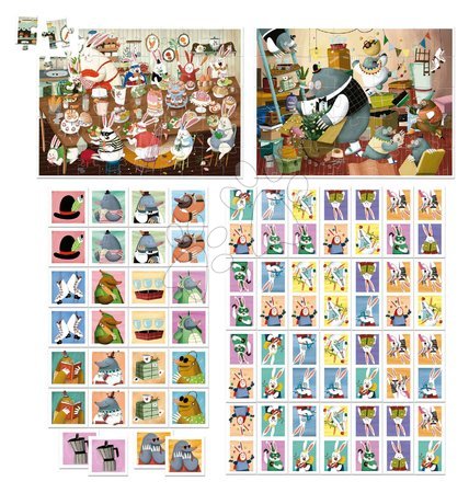 Puzzle progresiv pentru copii - Superpack 4în1 Forest Tales by Kasandra Educa_1