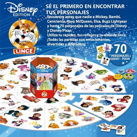 Puzzle i društvene igre - Spoločenská hra Rýchly ako Rys Lince Disney Educa_1