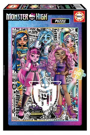 Puzzle 500 dielne - Puzzle Monster High Educa