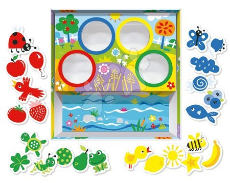 Puzzle pentru copii  - Joc educativ pentru cei mici Discover the colours with the Butterfly Greta Educa_1