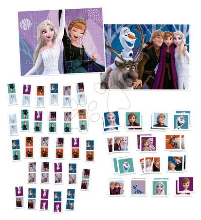 Puzzle progresiv pentru copii - Superpack 4în1 Frozen Educa_1