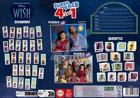 Puzzle pre deti Educa od výrobcu Educa - Superpack 4v1 Wish Educa_1