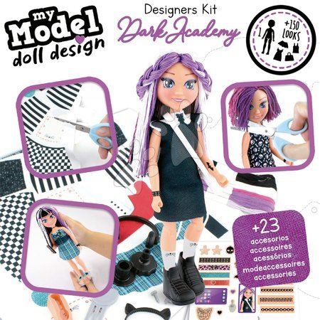 Prace ręczne i tworzenie - Twórcze tworzenie My Model Doll Design Dark Academy Educa - 3