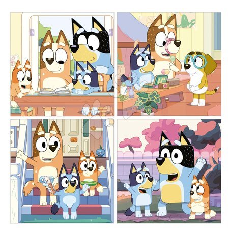 Progresivní dětské puzzle - Puzzle Bluey Progressive Educa - 2