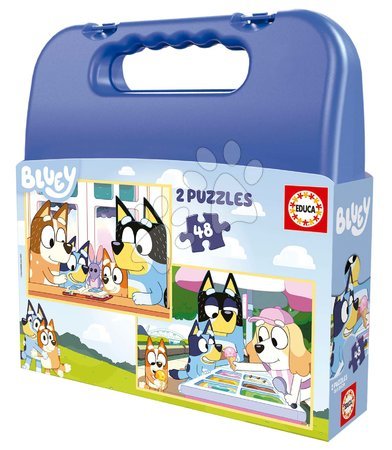 Otroške puzzle do 100 delov - Puzzle Bluey Educa