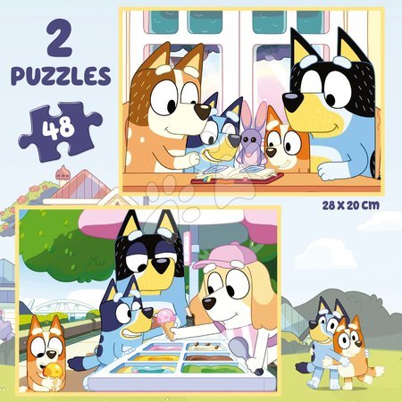 Puzzle de copii maxim 100 piese - Puzzle Bluey Educa_1