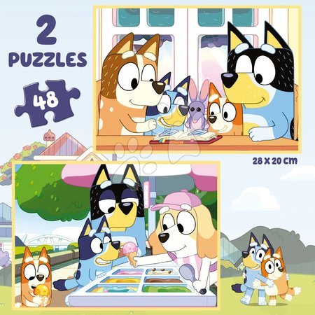 Dječje puzzle do 100 dijelova - Puzzle Bluey Educa_1