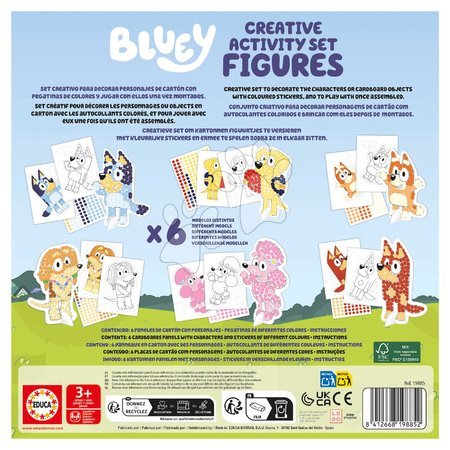 Crtanje i slikanje - Kreativno stvaranje 3D Make & Play Bluey Activity Set Educa - 2