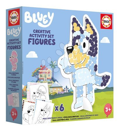 Crtanje i slikanje - Kreativno stvaranje 3D Make & Play Bluey Activity Set Educa - 3