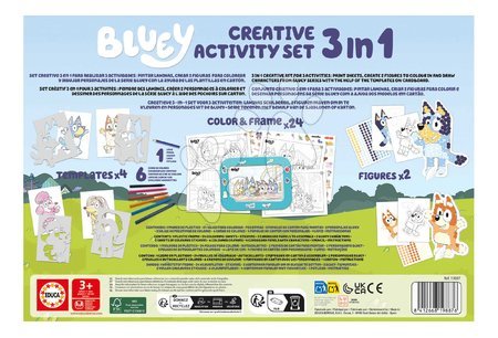 Rajzolás és festés - Kreatív rajzolás táblagéppel Colour & Frame Bluey Activity Set Educa  - 2