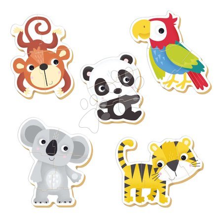 Rompecabezas para los más pequeños - Puzzle para bebés Animales exóticos Educa_1