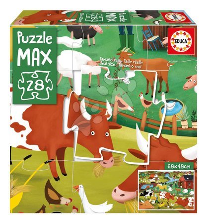 Puzzle za djecu od proizvođača Educa - Puzzle Farma MAX Educa