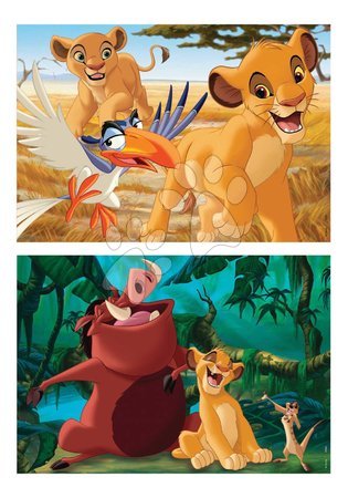 Drewniane Disney puzzle - Drewniane puzzle Król Lew Disney Educa - 1