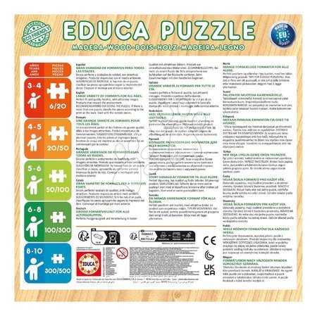 Drewniane Disney puzzle - Drewniane puzzle Król Lew Disney Educa - 2