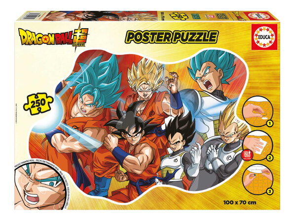 Barnens hopfällbara mattor - Pusselplakat Dragon Ball Educa