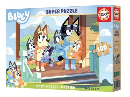 Puzzle Disney din lemn - Puzzle din lemn Bluey Educa - 3