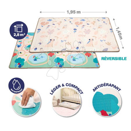 Hrazdičky a hrací deky - Pěnová hrací podložka Foldable Mat Ludi - 2