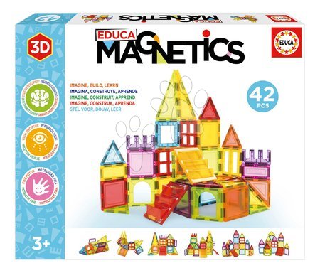 Baukästen und Bausteine | Seite 3 - 3D-Magnetbaukasten Medium Magnetics Building Tiles Educa