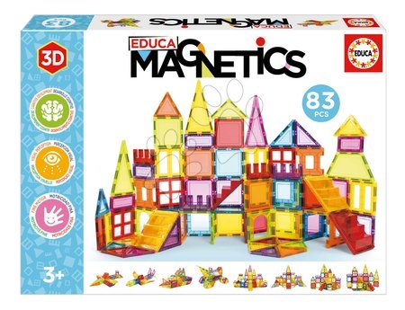 Baukästen und Bausteine | Seite 3 - 3D-Magnetbaukasten extra groß  Magnetics Building Tiles Educa