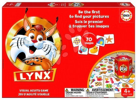 Od 3. do 6. leta from manufacturer Educa - Družabna igra Hiter kot ris Lynx Junior Educa_1