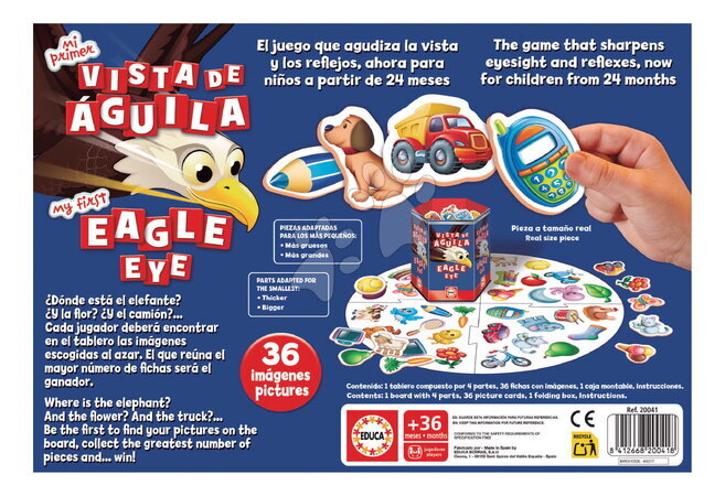 Cizojazyčné společenské hry - Společenská hra Orlí zrak My first Eagle Eye Educa - 2