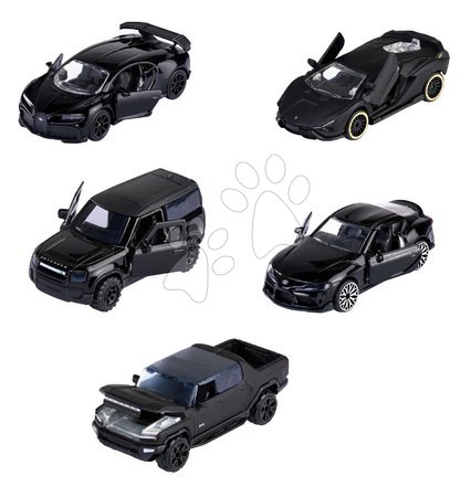 Ab 3 bis 6 Jahren - Autíčka Black Edition Giftpack Majorette