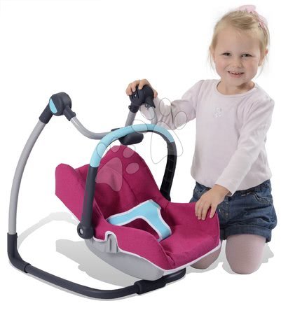Kočárky od 18 měsíců - Sada židle, autosedačka a houpačka pro panenku Maxi Cosi & Quinny 3v1 Smoby - 5